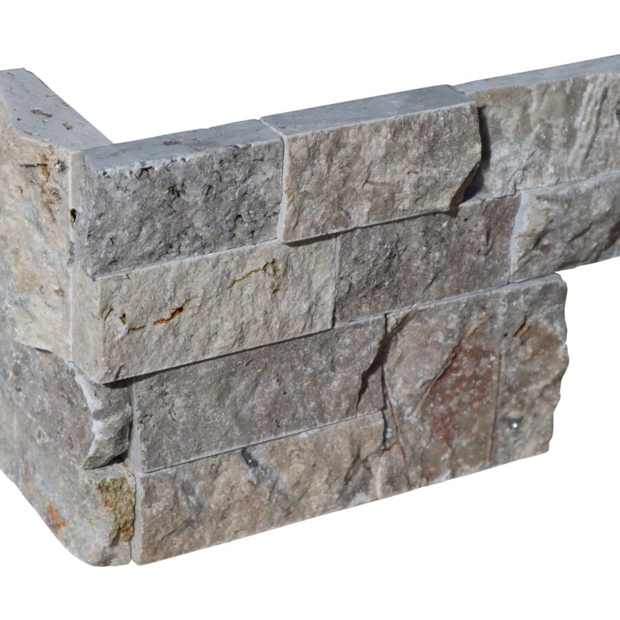 Parement QUARTZITE SLIVERT - Préassemblé + Angles