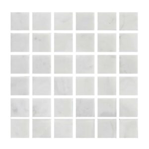 Mosaique Bianco Carrara 2,3&#215;2,3&#215;1 Cm